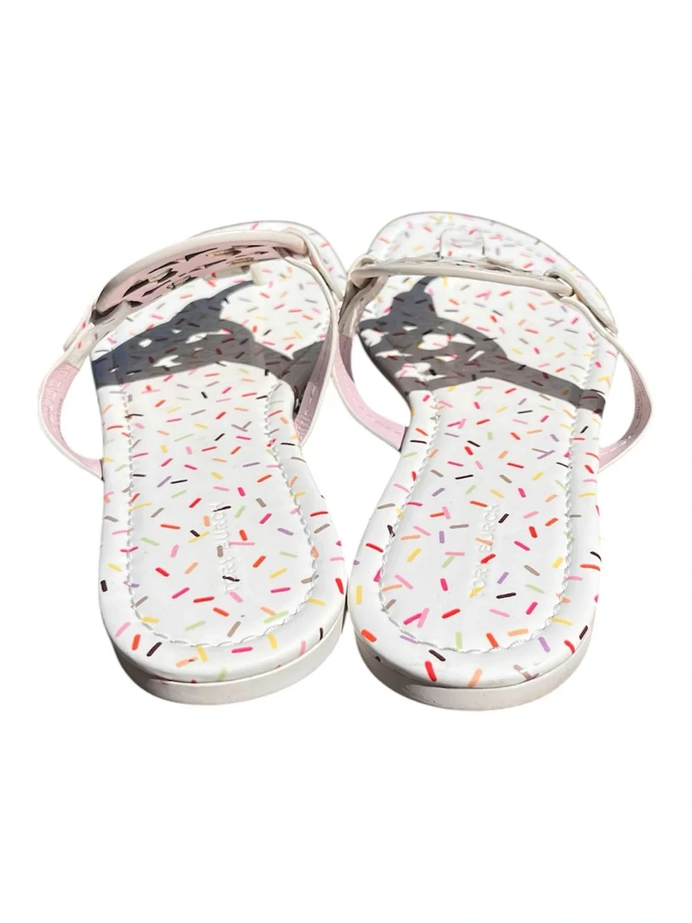 Tory Burch Women’s Limited Edition Miller Rainbow Sprinkle Sandals Size 9.5